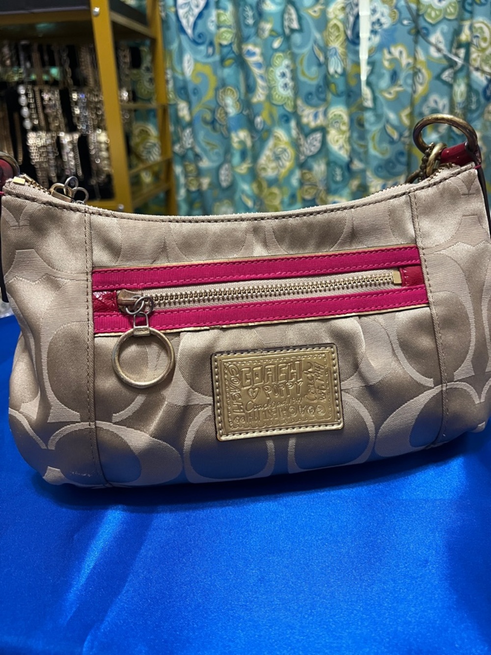 Coach Poppy Signature Hobo Bag - Picture 11 of 14